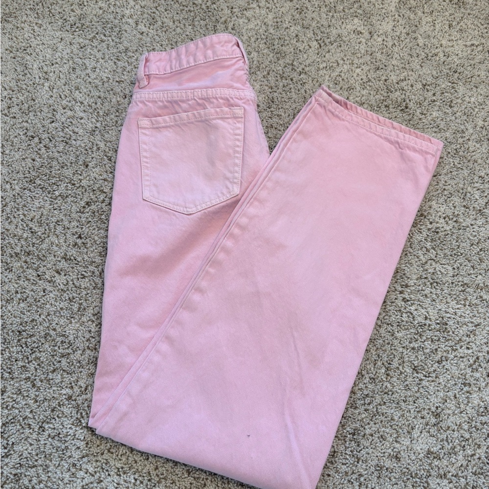 PacSun Light Pink Straight Leg Women's Jeans